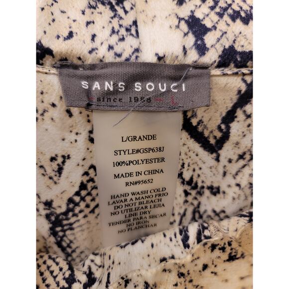 San Souci Snake Print Paperbag Pants - Picture 4 of 7